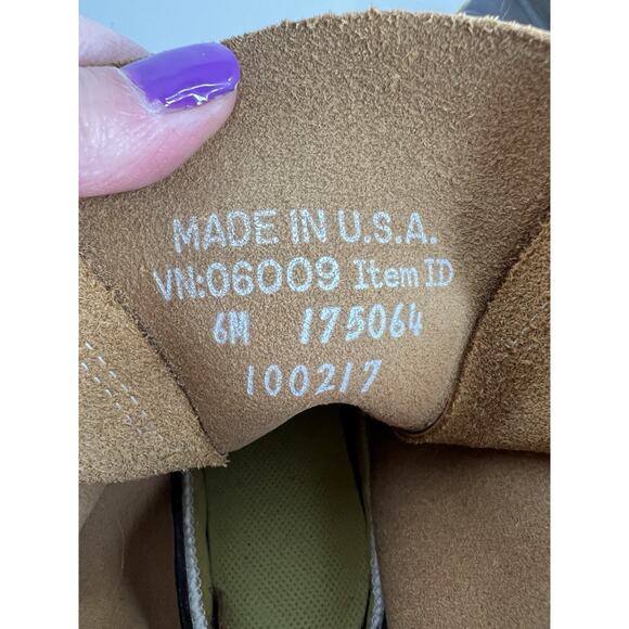 LL Bean Boots Duck Lace Up Classic Rain Work Leather Brown Women’s Size 6 - Picture 9 of 9